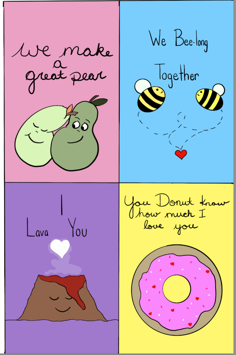 punny valentine's cards